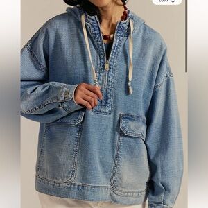 We the Free Casey denim pullover